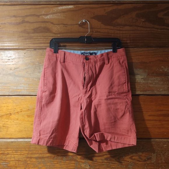 Chaps • Salmon Colored Above Knee Men's Shorts - Picture 2 of 5